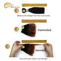 Blonde Bouncy Curly Bundles 100% Human Hair Bundles For Black Women Indian Short Curly Hair Bundles Colored 1B 27 30 99J