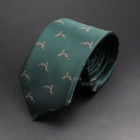 New Design Wedding Men Tie Green Wine Red Paisley Flower Animal Neckties Men Business Dropshipping Groom Collar Accessories Gift