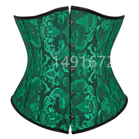 Pink Corset Underbust Top Wome Plus Size Waist Cincher Sexy Gothic Corpete Corselet Fashion Black White Red Blue Rose