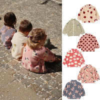 25 Winter New Children's Warm Coat  Cute Printed Bow Lamb Wool Coat for Boys and Girls Baby Girl Winter Clothes