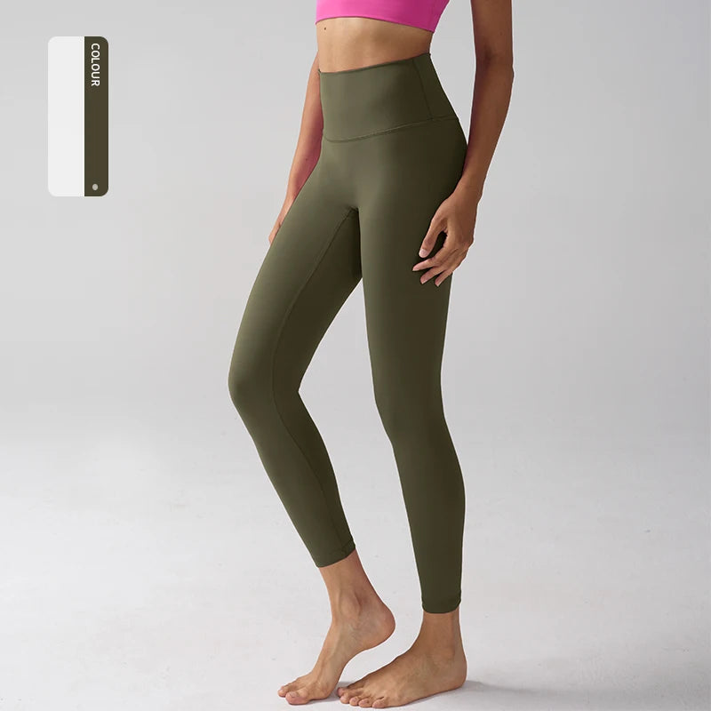 High Waist Naked Feeling Leggings Women Fitness Running Yoga Leggings Pants Energy Gym Tight Leggings Casual Workout Leggings
