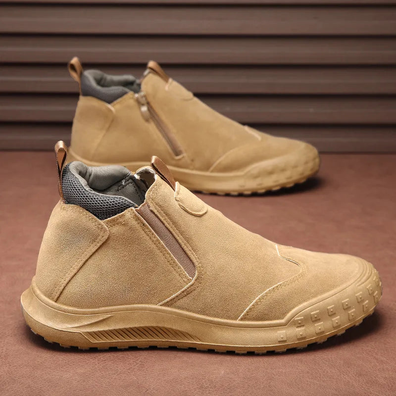 Men Shoes Casual Shoes Classics Ankle Boots High Slip-on Office Sneaker Ventilate Versatile boots mens shoes boots
