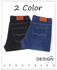 Jeans for Men Big Size 28-50 Denim Fabric Large Size Pants for Fat People 45-150kg Jeans Hombre Wide Leg Jeans Pantalon Homme