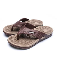 YRZL Men's Flip Flops Massage Granule Men Slippers Comfortable Beach Sandals Men Casual Shoes House Flip Flops Bathroom Shoes