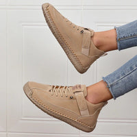 Women's Boots Mid Top for Summer British Style Retro Anti Slip Workwear Shoes Fashionable Luxurious Design Couple's Loafers