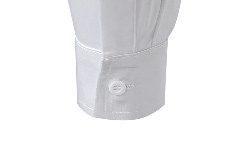 Men's Black Satin Luxury Dress Shirts Fashion Silk Smooth Tuxedo Shirt Solid Wedding Party Prom Casual Shirt Business Office