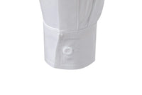 Men's Black Satin Luxury Dress Shirts Fashion Silk Smooth Tuxedo Shirt Solid Wedding Party Prom Casual Shirt Business Office