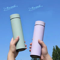 500ML Stainless Steel Thermos Cup With Strainer Leakproof Thermal Cup Home Vacuum Flasks Coffee Cup Milk Mug Long-lasting Heat