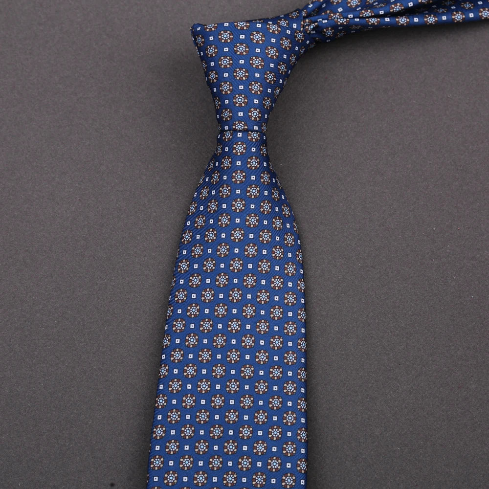 New 8CM Printing Ties For Men Necktie Paisley Floral Designer Scarf Tie For Groom Business Wedding Party