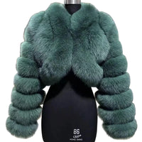 Warm Faux Fur Coats Women Short Overcoats Loose O Neck Long Sleeves Covered Button Straight Work Y2k Casual 2025 Autumn Winter