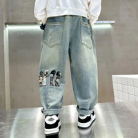 Jeans For Boys High Quality Children Clothes Casual Style Kids 2024 Spring Autumn New Arrival Denim Pants 5 6 7 8 9 10 11 12 14Y