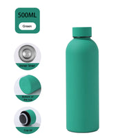 Insulated Water Bottle Coffee Cup Thermal Flask Stainless Steel Small Mouth Thermos for Hot Cold Drinks Leakproof Vacuum Flasks