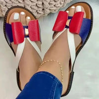 2023 Women Slippers Cute Butterfly-Knot Casual Sandals Lady Slides Flats Slip-On Women Shoes for Women 2021 Zapatillas Mujer