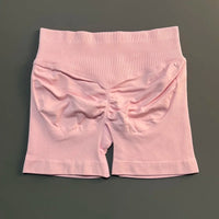 Gym Shorts Women Fitness Sports Biker Shorts High Waist And Waist Tightening Yoga Shorts Workout Scrunch Butt Seamless Leggings