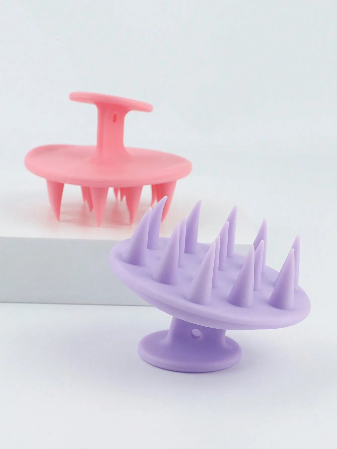 1pc Silicone Shampoo Brush Body Massage Brush Bath Shower Brush Salon Hairdressing Tool Scalp Massage Comb Hair Washing Comb