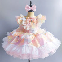 Summer Children Ballet Dress Baby Ballerine Dance Costumes Kids Dresses Tutu Girl Ballet Leotards Vestidos Party Girls Clothing