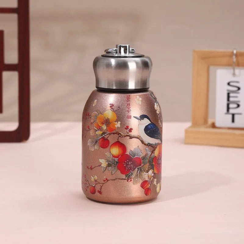 Stainless Steel Insulated Cup Home Fashion Outdoor Portable Insulated Handle Water Cup Car Simple Cup