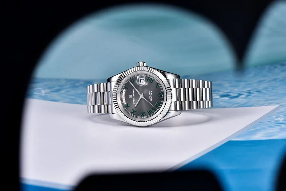 2025 New PAGANI DESIGN Luxury Men Mechanical Watches Rose Gold Automatic Watch For Men AR Sapphire Mirror Sports Clock Man Gifts