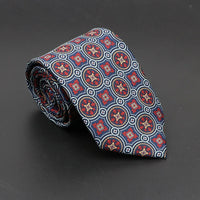 Super Soft Bohemian Silk Ties Men's Fashion 7.5cm Necktie For Men Wedding Business Meeting Gravata Colorful Novelty Printing Tie