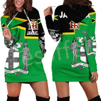 Tessffel NewFashion Country Reggae Jamaica Lion Emblem Retro Tattoo 3DPrint Pullover Sexy Women Hoodie Dress Funny Casual A1