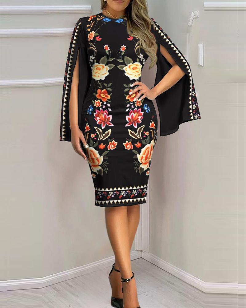 2023 Sexy  Summer New Fashion Print Dress Temperament Lady Europe & America Elegant dress