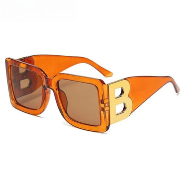 UV400 Square Sunglasses Retro, Oversized Full Frame Fashion Eyewear, Polarized Lenses for Outdoor Activities, Trendy Accessory