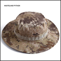 Camouflage Boonie Hat Tactical US Army Bucket Hats Military Multicam  Panama Summer Cap Hunting Hiking Outdoor Camo Sun Caps Men