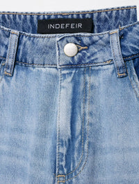 Women's Jeans 2025 Women's New Pants Women's Spliced High Waist Wide Leg Jeans