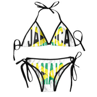 Sexy Brazilian Thong Bikini Mujer Swimwear Women 2023 Jamaica Flag Summer Beachwear