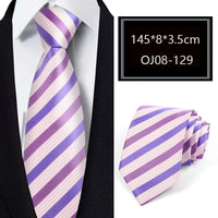 Luxury 56 Colors New Men's Tie Classic Floral Stripe Plaid 8cm Jacquard Neck Tie Necktie For Men Business Wedding Party