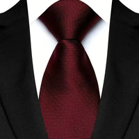 New Design Wedding 8CM Men Tie Dark Red Striped Paisley Flower Neckties For Men Business Party Groom Collar Accessories Gift