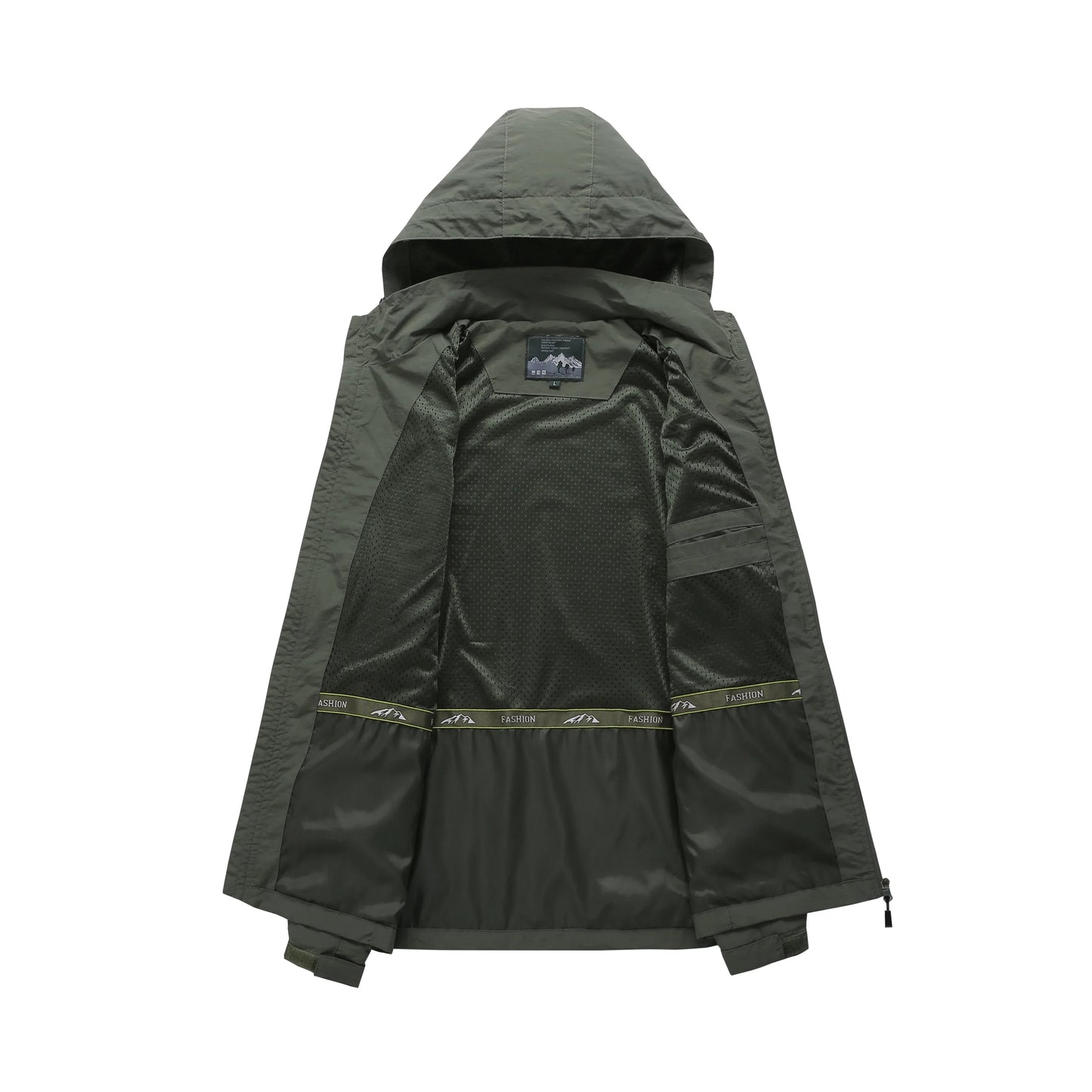 Men Outdoor Hiking Jackets Waterproof Hooded Windbreaker Coat Men 2023 Autumn New Casual Jacket Retro Sports Jackets Men