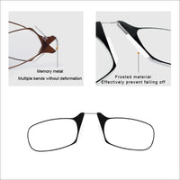 Eyeglasses Without Temples Eyeglasses for Phone Eyeglasses Mens Reading Glasses Womens Fashion Magnifying Glasses Clear Frame