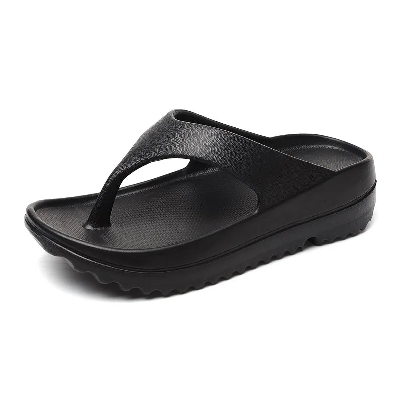 Asgard Summer Fashion Flip Flops For Women 2025 New Thick Soles Beach Sandals Comfort Soft Outdoor EVA Slippers Lafy Home Slides