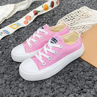 5058Fashionable Spring and Autumn Breathable Children's Canvas Shoes Soft Sole Boys and Girls' Shoes Versatile Children's Cloth