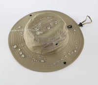 Connectyle UPF50+ Mens Sun Hat Wide Brim Adjustable Womens UV Protection Beach Bucket Hat for Fishing Hiking Snap Up Cowboy Hat