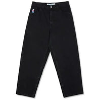 Hip Hop Retro Blue Cartoon Embroidery Jeans for men Gothic Baggy Streetwear Polar Big Boy Jeans Mens Fashion Wide Leg Trouser