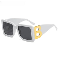 UV400 Square Sunglasses Retro, Oversized Full Frame Fashion Eyewear, Polarized Lenses for Outdoor Activities, Trendy Accessory