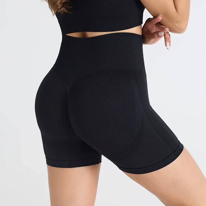 Shorts Women Seamless Gym Wear Yoga Band Sports Workout Fitness Leggings Running clothing Scrunch Butt Tights