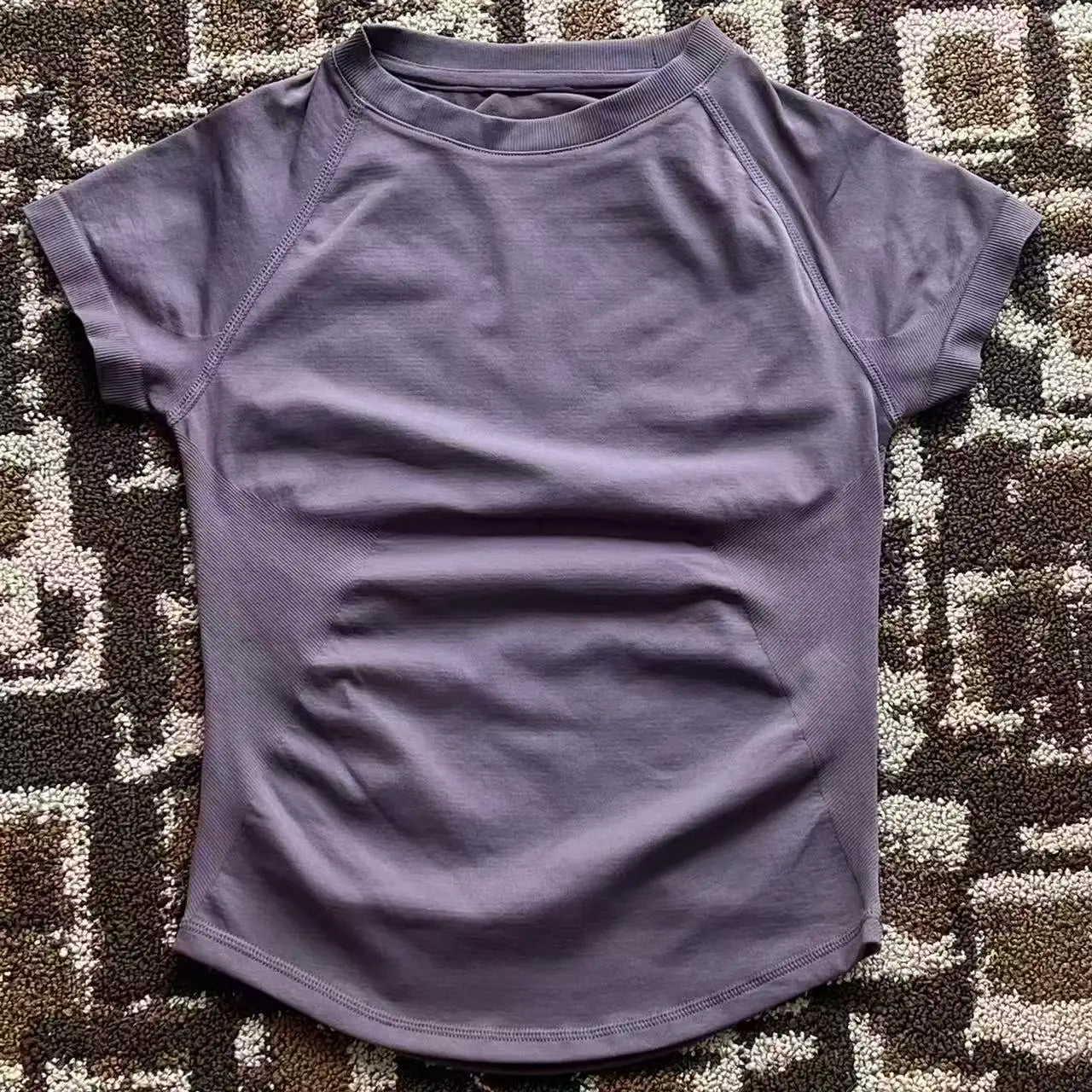 Impact L0g0DF Short Sleeve Top Women Running Sports T Shirt Summer Short Sleeve Round Neck Breathable Stretchy Gym Yoga Fitness