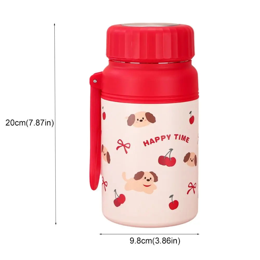 Stainless Steel Student Thermal Cup Double Wall 1000ml Insulated Cup with Filter Net Large Capacity Sports Bottle Gift