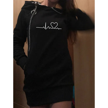 Women Sweater Dress Hooded 2022 Spring Autumn Ladies Long Sleeve Hoodie Dress Autumn Winter Casual Slim Sweater Hoodies Dress