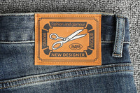 Embroidered Retro Jeans Men's High-End Quality Men's Clothing Slim-Fitting Small Straight Fashionable All-Match Youth Trousers