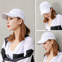 Hat Men Spring Summer Solid Color Mesh Cap Baseball Cap Women Autumn Korean Edition Sunscreen Hat Mesh Breathable Peaked Cap