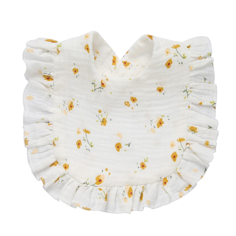 Cotton Gause Baby Bibs Solid Color Infant Bib Newborn Burp Cloths Bandana Scarf for Kids Newborn Boy Girls Feeding Saliva Towel