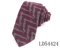 New Cotton Ties Casual Skinny Necktie For Party Boys Girls Plaid Neck Tie Wedding Necktie For Groom Neck Wear For Men Gravata