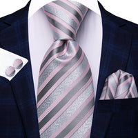 Hi-Tie Blue Business Solid 100% Silk Men's Tie NeckTie 8.5cm Ties for Men Formal Luxury Wedding High Quality Gravata