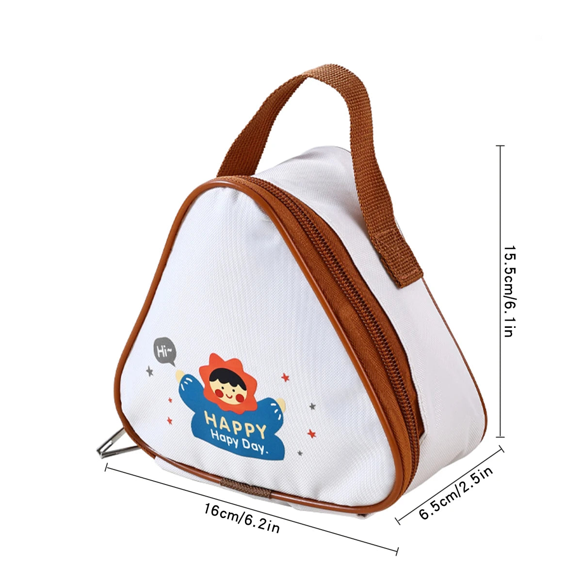 WORTHBUY Mini Capybara Thermal Lunch Bag Portable Insulated Picnic Bag Oil Proof & Waterproof Lunch Box Bag Reusable Cooler Bag