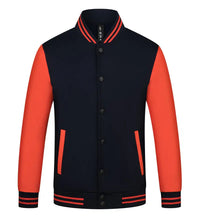 Mens Jacket Trend New Button Casual Coats Round Neck Baseball Uniform  Spring And Autumn Tide Brand Clothes Print LOGO LS-2211