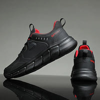 Men's Waterproof Work Shoes Lightweight Comfortable Anti Slip Shock-absorbing Sneakers Outdoor Casual Tennis Fashionable Shoes